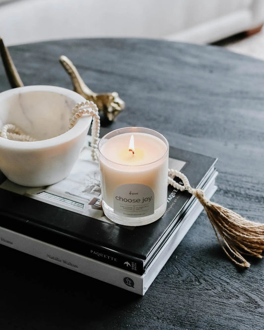 Choose Joy. | Woody & Earthy Scented Soy Candle | Do Good Collection - do good adventures