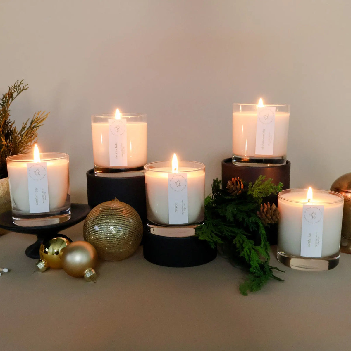 Deck the Halls | Sweet & Spicy Holiday Non-Toxic Soy Candle Do Good Candle Studio