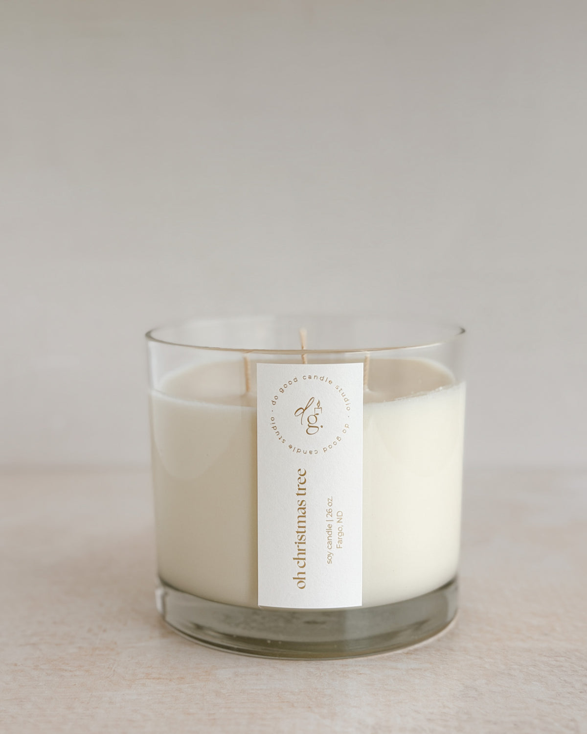 Oh Christmas Tree Triple-Wick Soy Candle | 26 oz Fraser Fir Holiday Candle | Non-Toxic