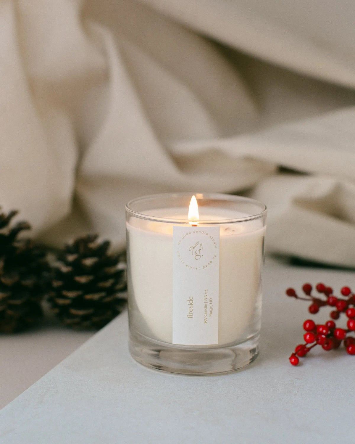 Fireside | Holiday Collection Soy Candle Do Good Candle Studio