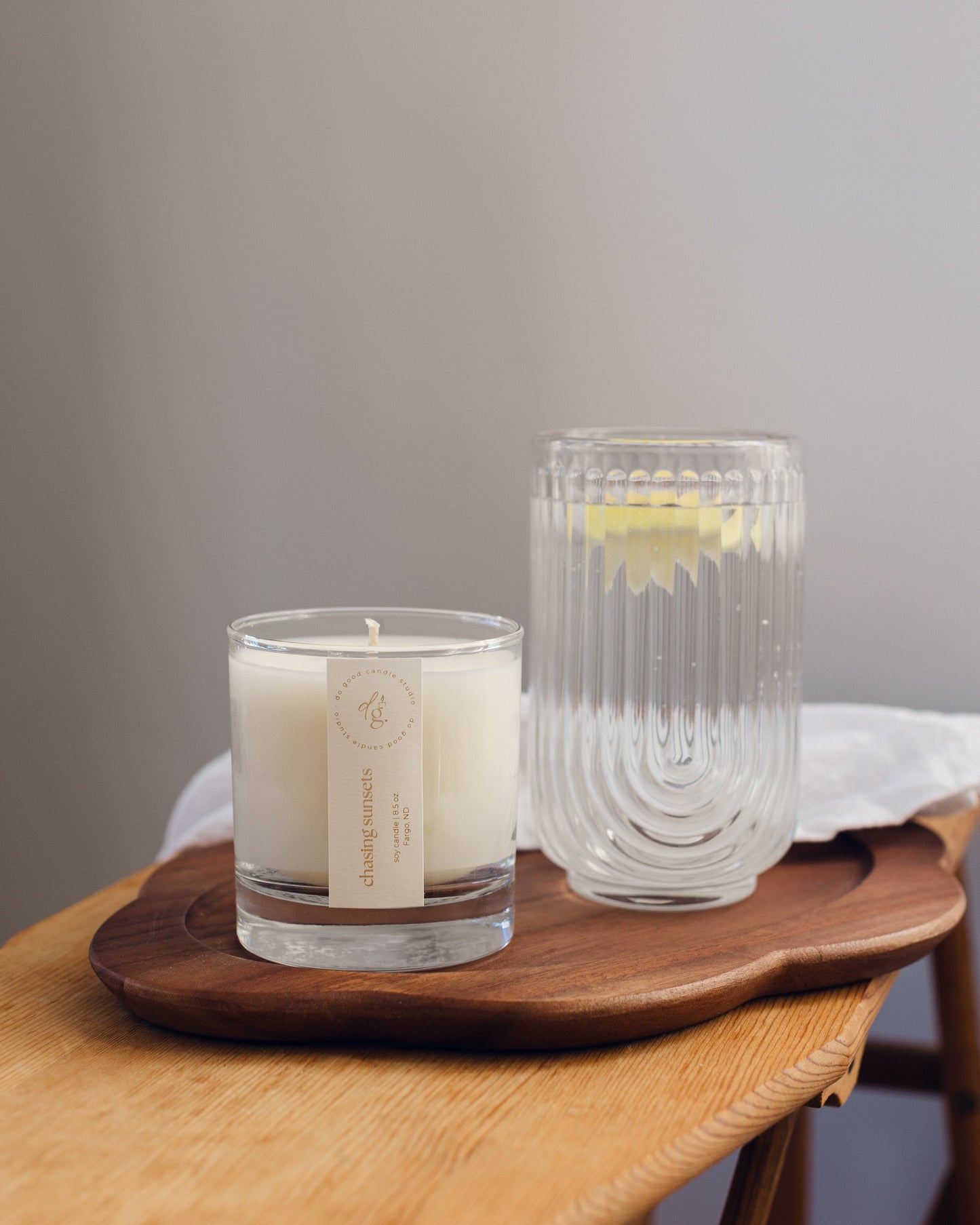 Chasing Sunsets | Summer Collection | Non-Toxic Soy Candle do good adventures