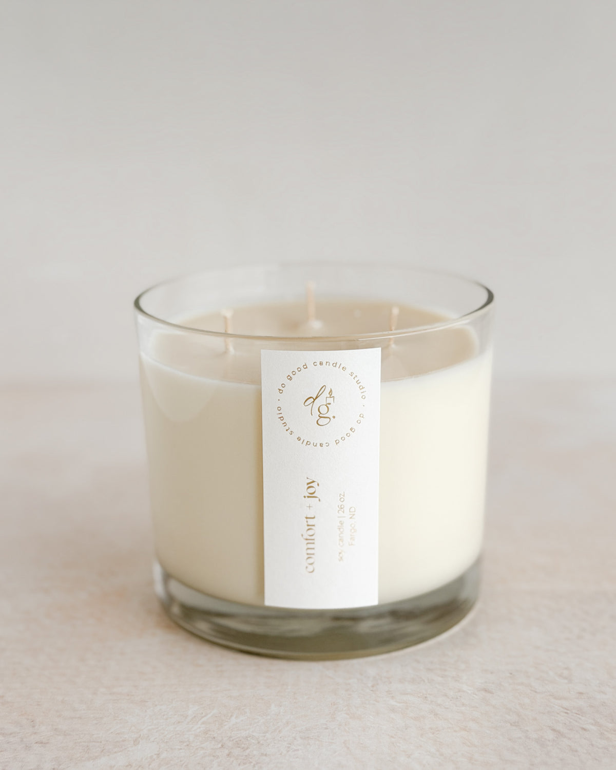 Comfort + Joy Triple-Wick Soy Candle | 26 oz Holiday Candle | Non-Toxic
