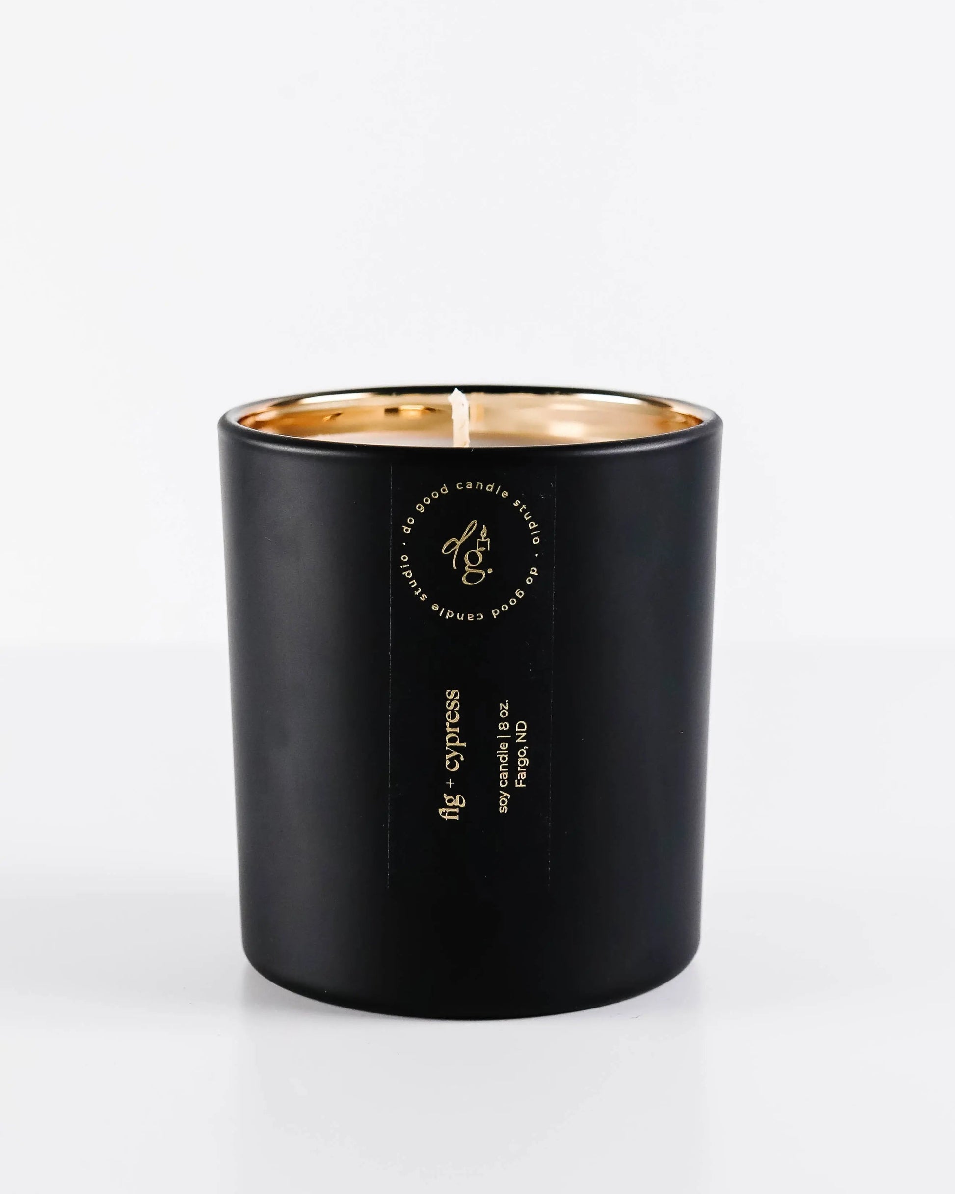 Fig + Cypress | Signature Black Collection Soy Candle Do Good Candle Studio