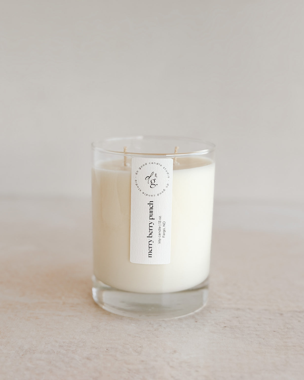 Merry Berry Punch Double-Wick Soy Candle | 13 oz Holiday Candle | Non-Toxic