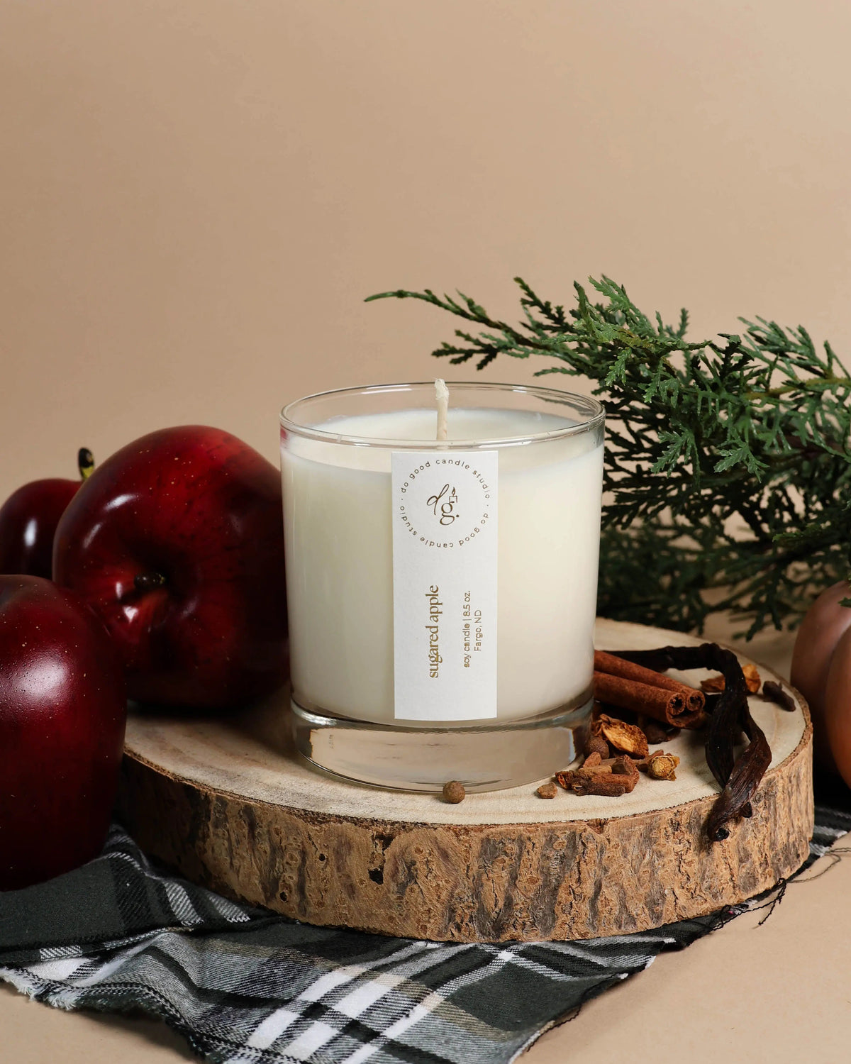 Sugared Apple | Fall Collection | Non-Toxic Soy Candle Do Good Candle Studio